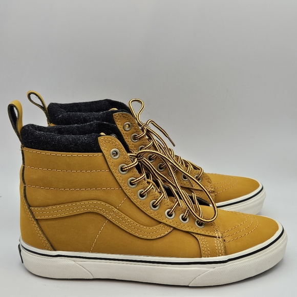 Vans 722356 mte skate-hi waterproof leather shoe men 7 - women's 8.5 - Picture 1 of 16